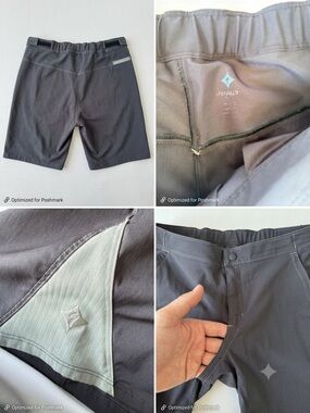 Specialized Men's Charcoal Athletic Cycling Shorts